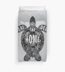 OCEAN OMEGA (MONOCHROME) Duvet Cover