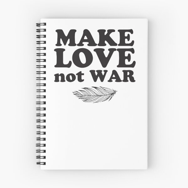 Item preview, Make love not war with a feather designed and sold by jazzydevil.