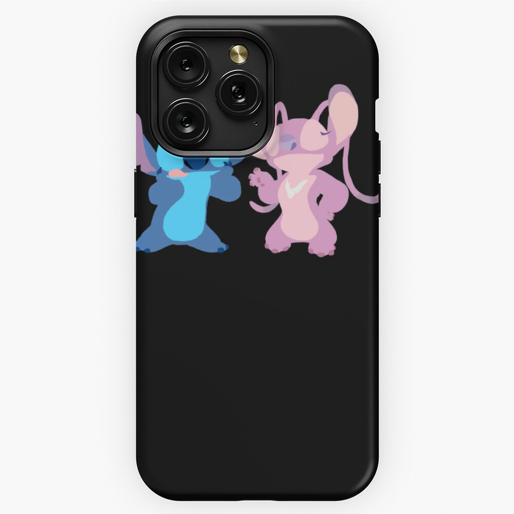 Coque iPhone for Sale avec l'œuvre « Stitch et Angel » de l