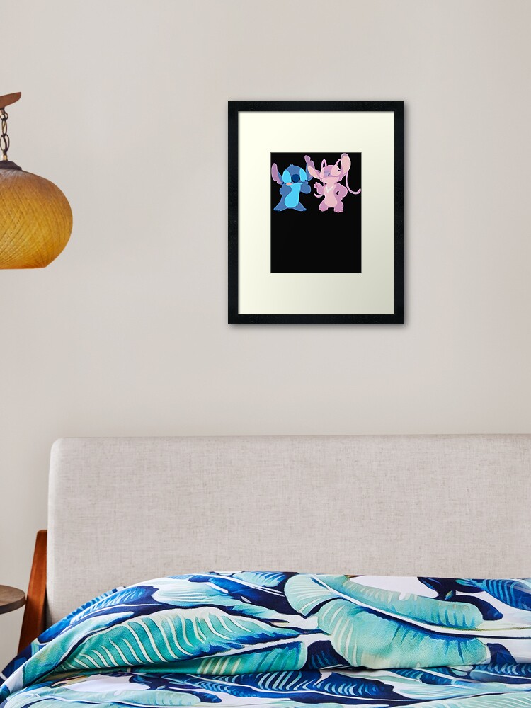 Stitch And Lilo Stitch Angel Love Art Board Print for Sale by olmera