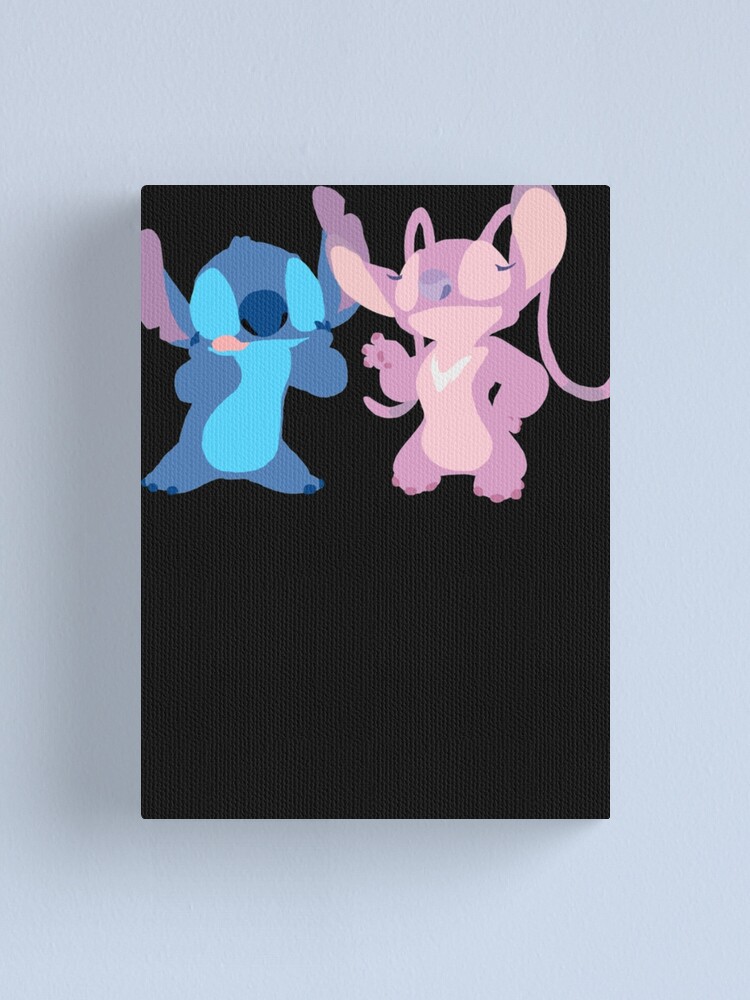 Stitch ( Pink and Blue Version ) | Canvas Print