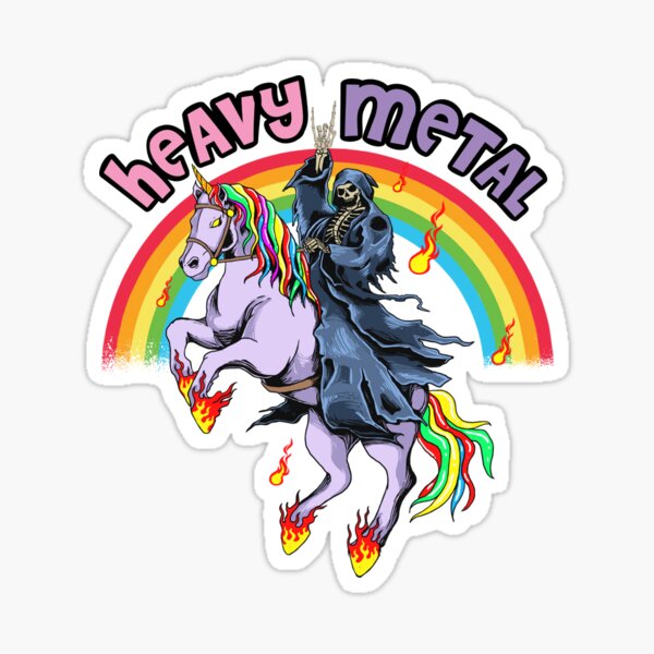 Item preview, Bright The First Foundation Hellhammer Cute Heavy Metal Rainbow Unicorn Cartoon Gifts For designed and sold by Trujillo101Lut.