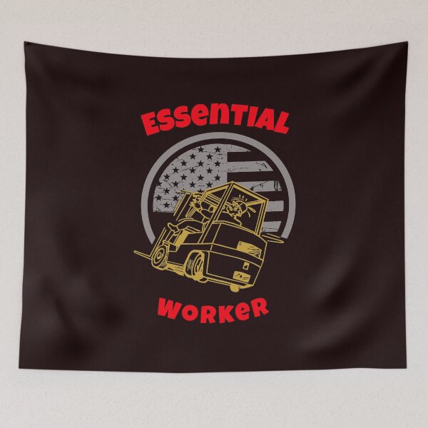 Item preview, Forklift Operator Essential Worker GR designed and sold by TeamsterLife.
