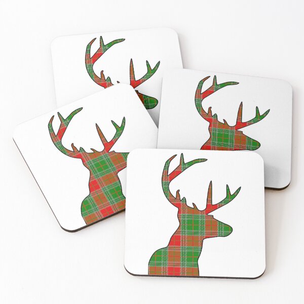 Item preview,  Winter Red And Green Christmas Plaid Reindeer designed and sold by Tamas Das.