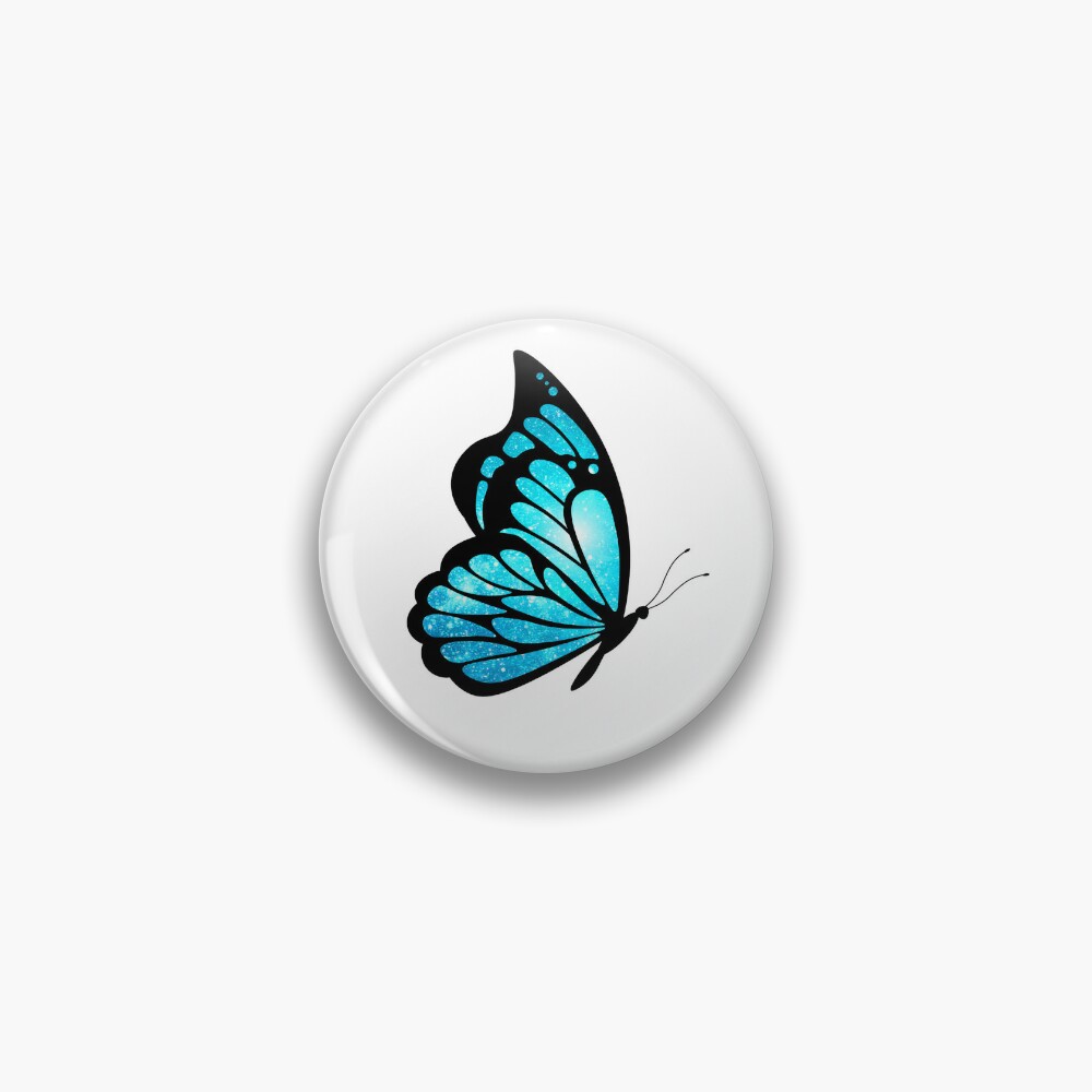 Blue Butterfly - Blue Butterfly - Sticker