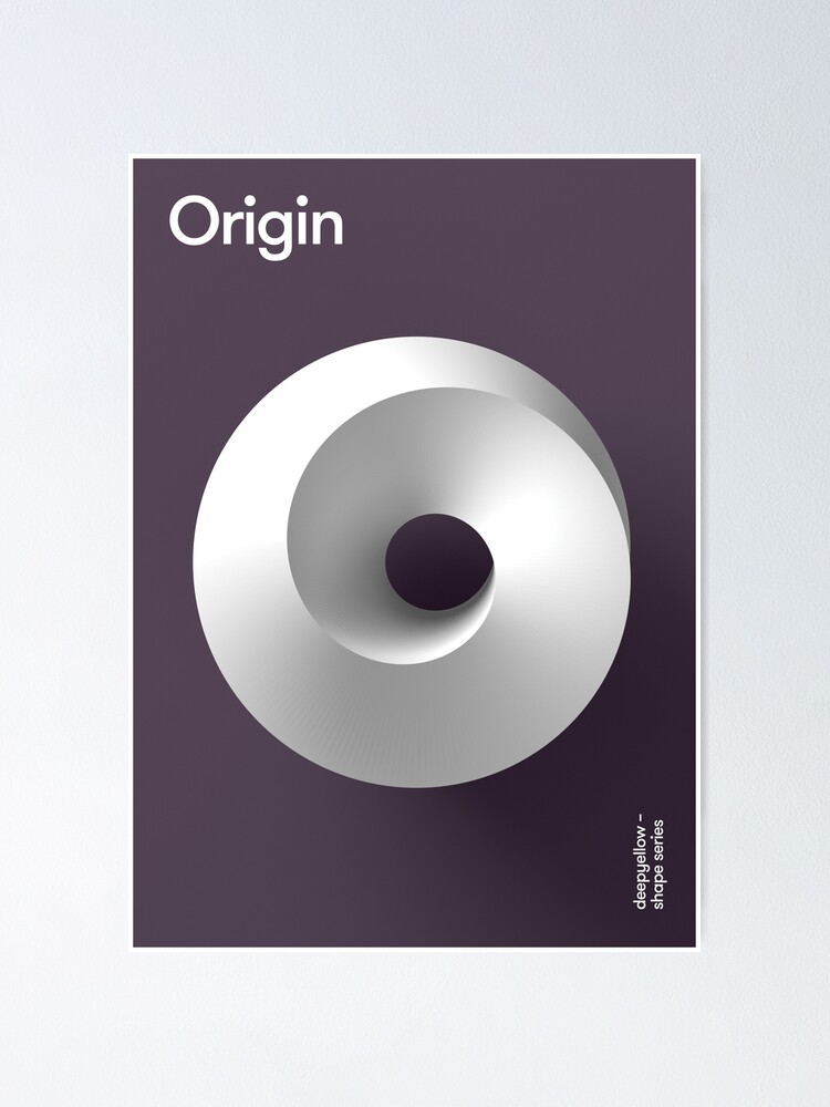 Alternate view of Origin Deepshape Poster