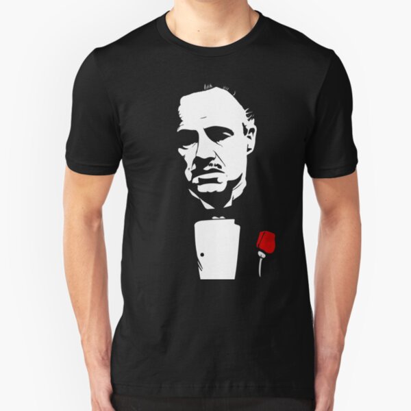 The Godfather Flower Slim Fit T-Shirt