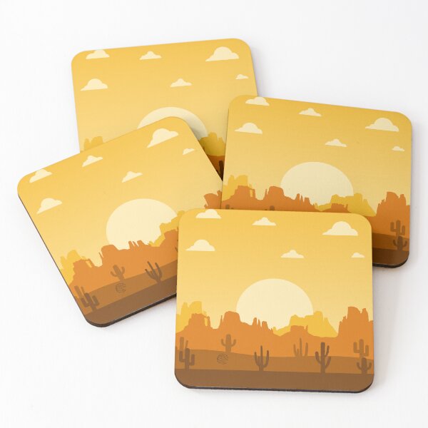 Item preview, Arizona Texas Savanna Pastel Color Silhouette designed and sold by faishalwira.