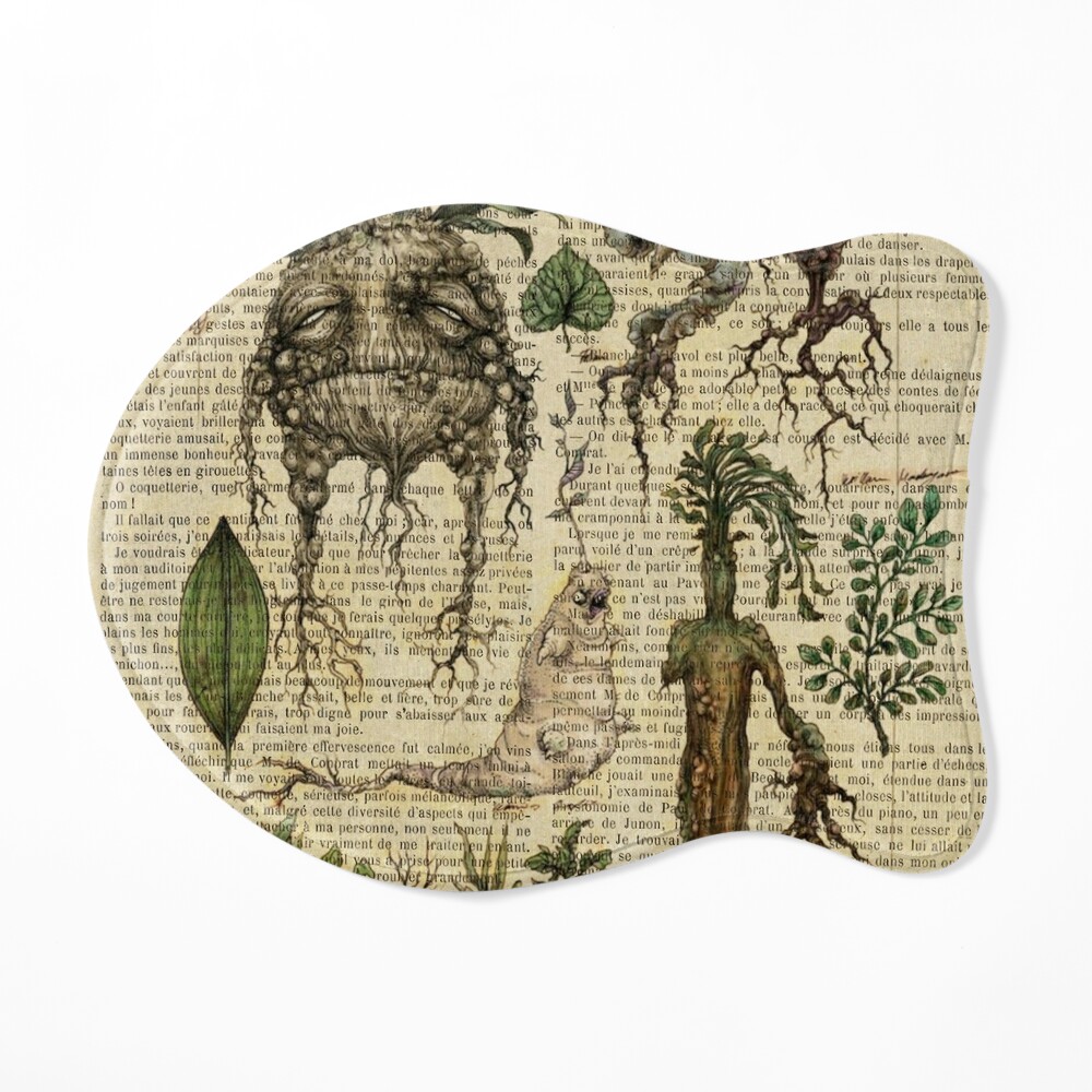 Botanical print, on old book page - Mandragora Tapestry for Sale by Art  Dream Studio