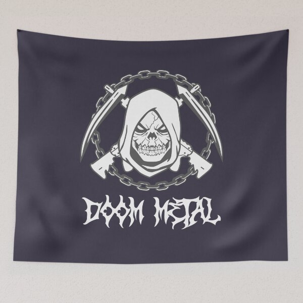 Item preview, Bright The First Foundation Hellhammer Doom Metal Skeleton Cute Fans designed and sold by Trujillo101Lut.