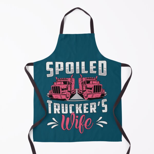 Item preview, Truckers Wife Spoiled Trucker_s Wife Truck Driver designed and sold by dogsbodys.