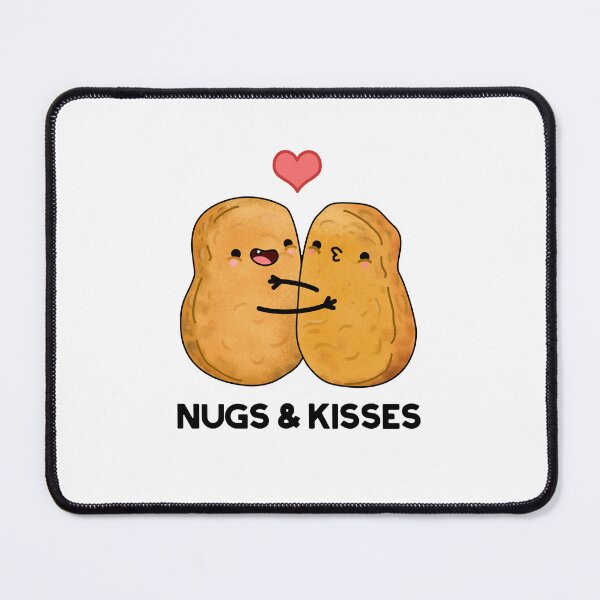 Item preview, Nugs And Kisses Funny Chicken Nugget Puns  designed and sold by punnybone.