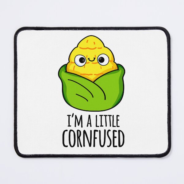 Item preview, I'm A Little Cornfused Funny Corn Puns designed and sold by punnybone.
