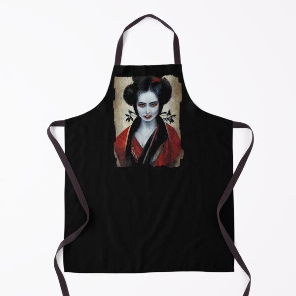 Item preview, Portrait Of A Japanese Geisha Vampire designed and sold by TMBTM.