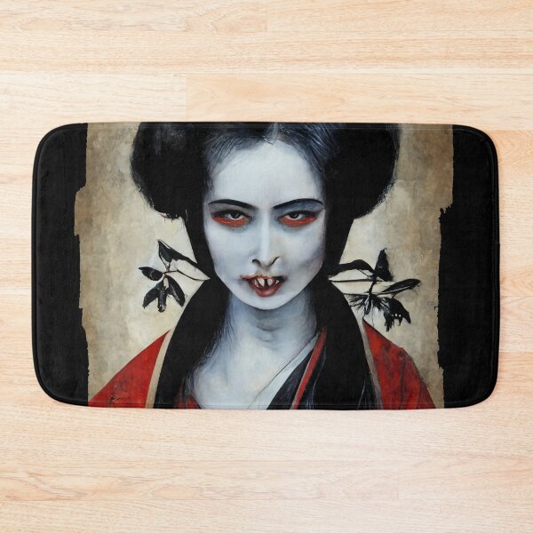 Item preview, Portrait Of A Japanese Geisha Vampire designed and sold by TMBTM.