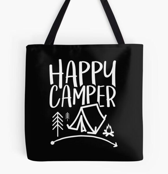 Camping Gift, Camping Tote Bag, Camping Gear, Camping Bag, Happy Camper,  Camper Gift, Tote Bag, Travel Bag, Canvas Bag, Personalized Tote 