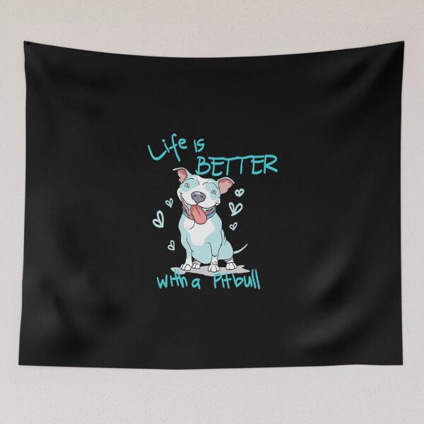 Item preview, Funny Pitbull Mom Gift Life Is Better With A Pitbull Sticker designed and sold by laureljusjv.