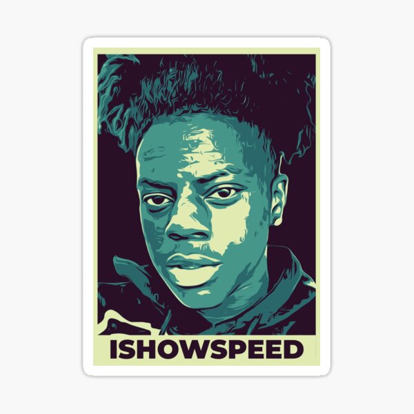 "I Show Speed" Sticker for Sale by AkimtanCreative Redbubble