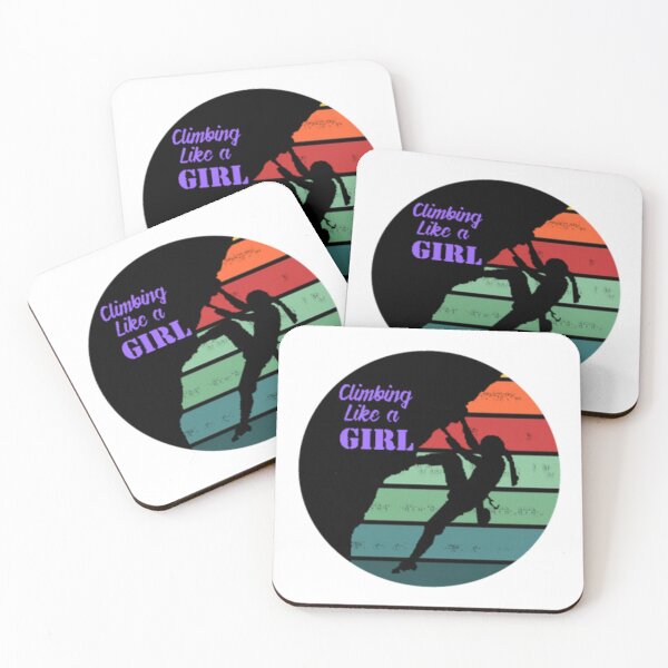 Item preview, Climbing Like a Girl designed and sold by Positive Lad.