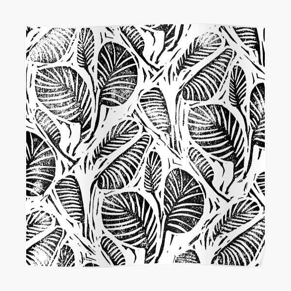 Jungle - Tropical leaves Poster