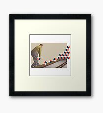 The Bowler Framed Print