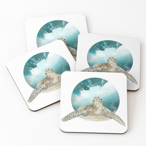 Item preview, Sea Turtle Watercolor Save The Colorful SeaTurtles designed and sold by Minnesnowta.