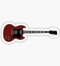Geometric Gibson SG Sticker