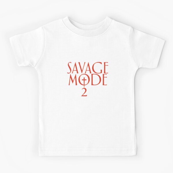 21 Savage, New Official Savage Mode II Logo Merch, Savage Mode 2, T-Shirts  & More Kids T-Shirt for Sale by Reto Run