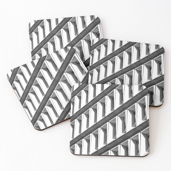 Item preview, Geometric Perspective in Modern Exterior Windows Pattern designed and sold by CarolinaReina.