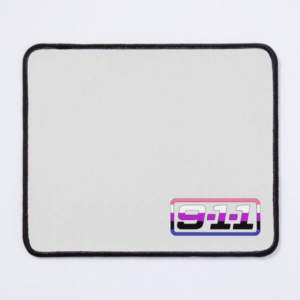 Item preview, 9-1-1 on FOX logo (Genderfluid Pride Themed) designed and sold by Sunny's Delights.