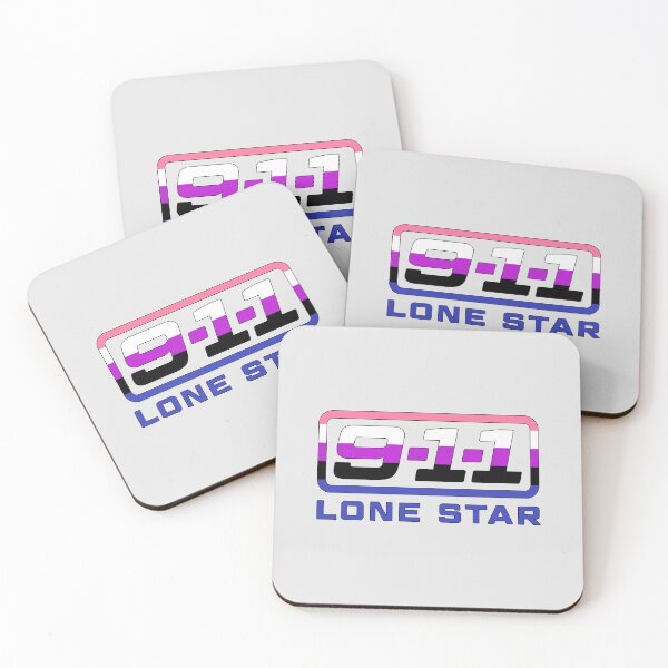 Item preview, 9-1-1: Lone Star logo (Genderfluid Pride Themed) designed and sold by Sunny's Delights.