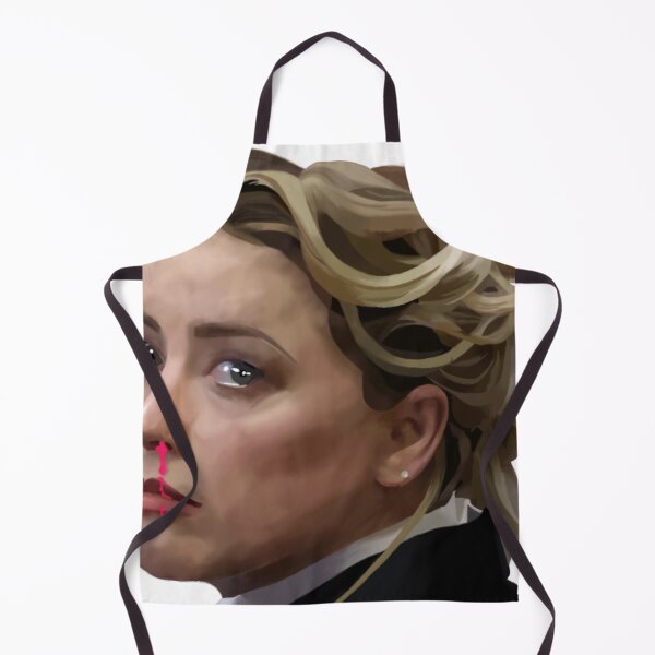 Item preview, Amber Heard With Nail Polish Dripping From Her Nose designed and sold by AlienPharaoh.