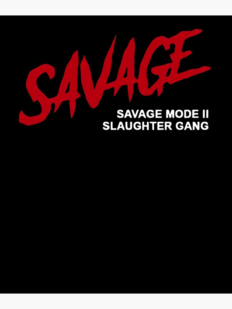 21 Savage - SAVAGE MODE II Kids T-Shirt for Sale by Laneycornor