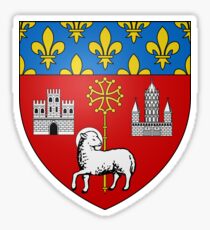 Coat of Arms of Toulouse, France Sticker