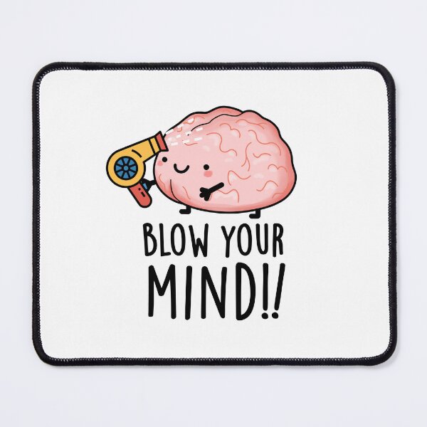 Item preview, Blow Your Mind Funny Brain Puns  designed and sold by punnybone.
