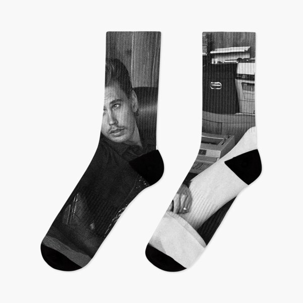 Item preview, austin butler black and white designed and sold by NormaAtkinson.