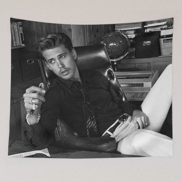 Item preview, austin butler black and white designed and sold by NormaAtkinson.