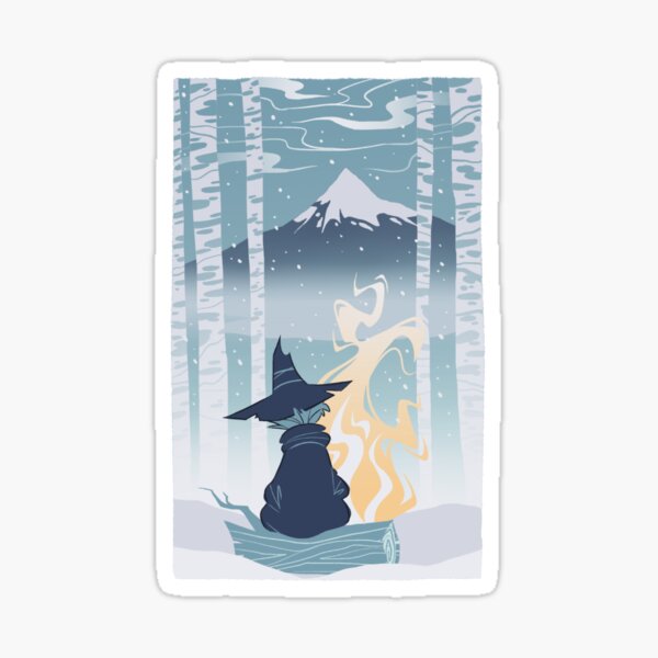 Moomin and Snufkin - Winter Sticker