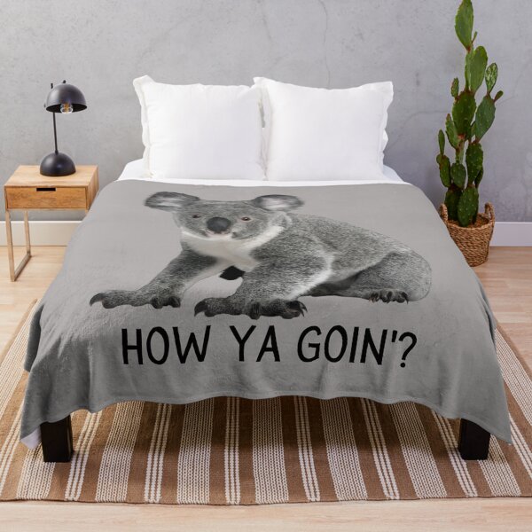 Item preview, How Ya Goin'? (How Are You Going? Doing?) Curious Koala Bear designed and sold by JellyBeenzz.