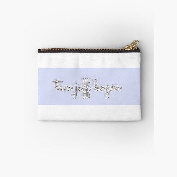 Item preview, tax jeff bezos funny cursive aesthetic tagline sticker designed and sold by l2b-studio.