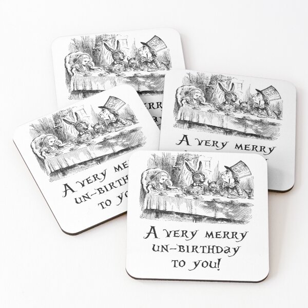Item preview, A very merry un-birthday! designed and sold by peggieprints.