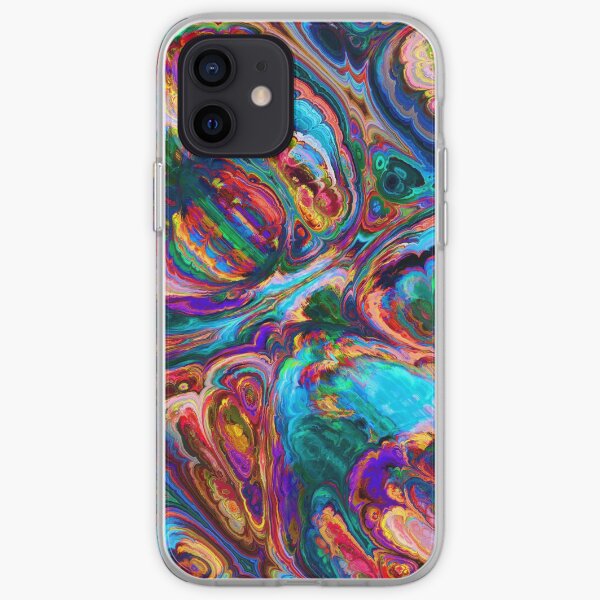 Liquid Abstract Flowing Swimming Intense Colors iPhone Soft Case