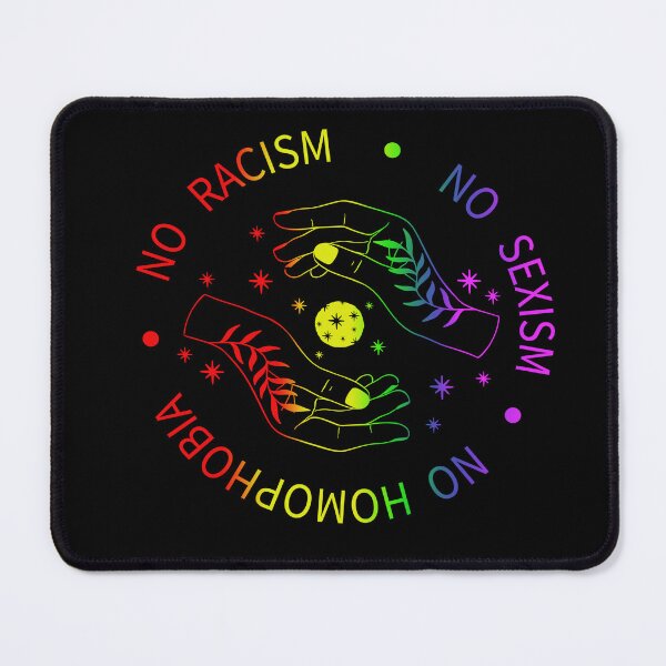 Item preview, Magic Hands Moon Pentagram Symbol - No Racism, No Sexism, No Homophobia designed and sold by nueschka.