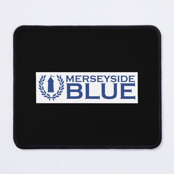 Item preview, Merseyside es azul Pegatina designed and sold by felyn3gloria.