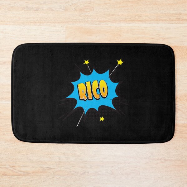 Item preview, Comic Book Speech Bubble Font First Name Rico Sticker designed and sold by donnielnah.