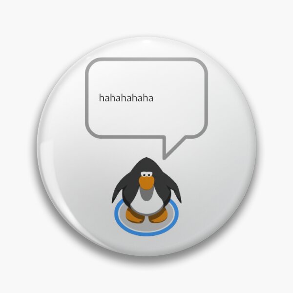 Item preview, hahahaha laughing funny club penguin quote sticker designed and sold by l2b-studio.