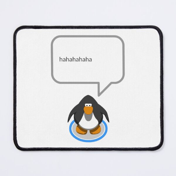 Item preview, hahahaha laughing funny club penguin quote sticker designed and sold by l2b-studio.