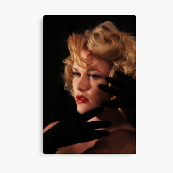 Black gloves Canvas Print