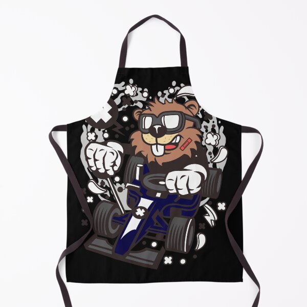 Item preview, Beaver Racecar Driver designed and sold by Casparbuisness.