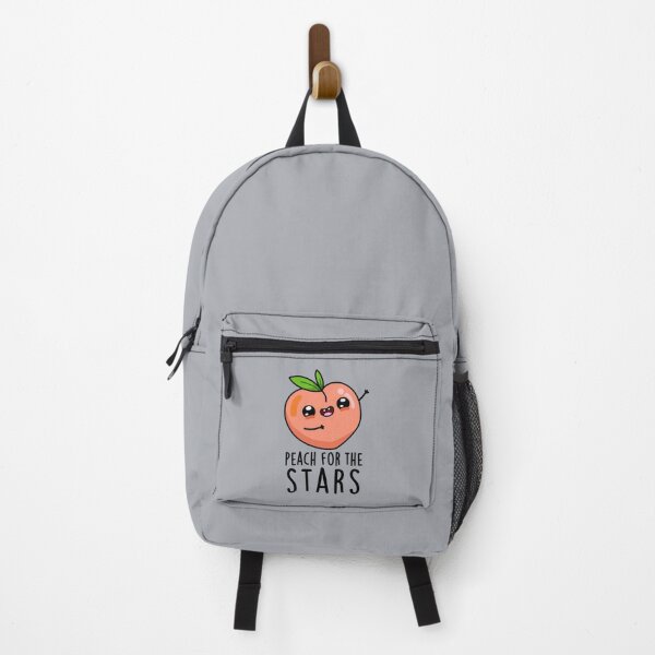 Item preview, Peach For The Stars Funny Fruit Puns designed and sold by punnybone.